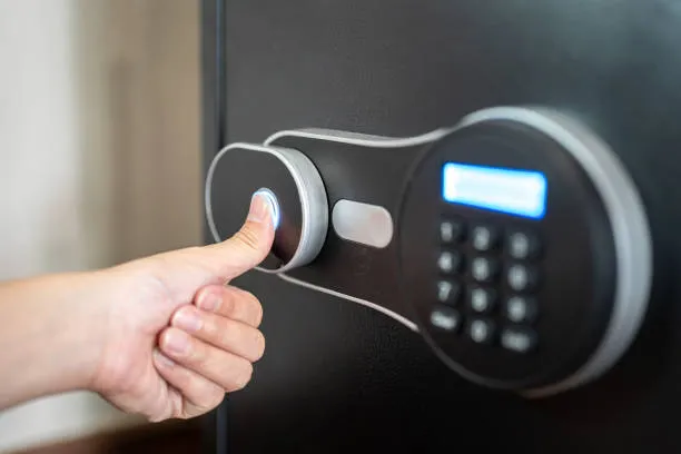 Imgi 15 Scanning Fingerprint To Open Safe Box